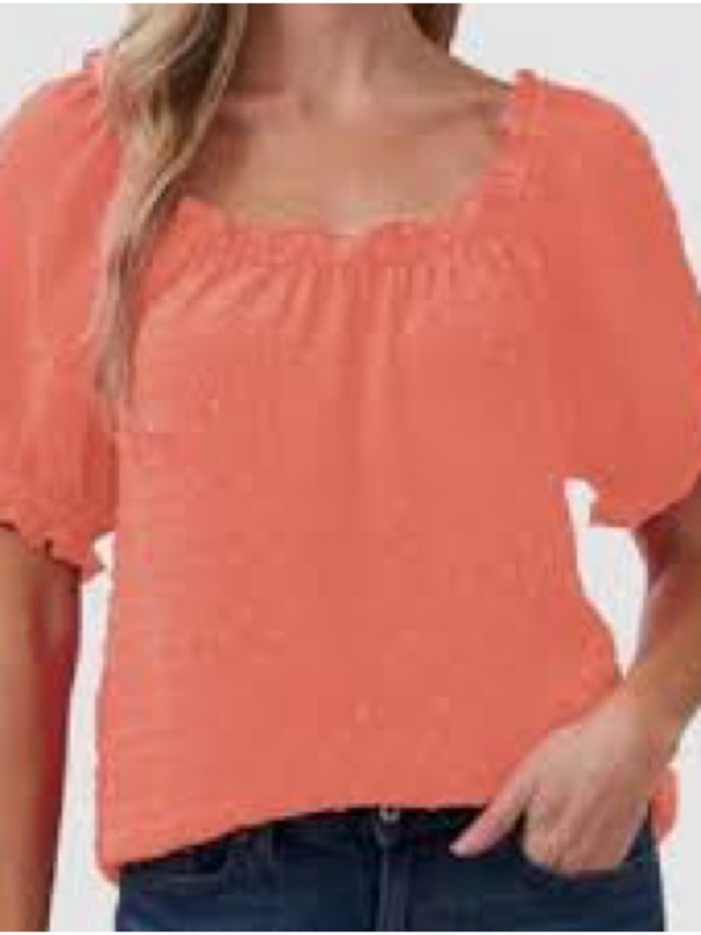 CeCe - Women’s Square-Neck Puff Sleeve Top